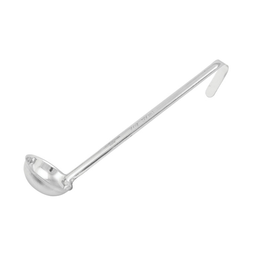 Ladle, 2 oz., 10-1/2" handle, one-piece, stainless steel