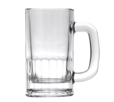 01814 MUG, BEER, 14 OZ, GLASS, CLEAR, 2 DZ/CASE