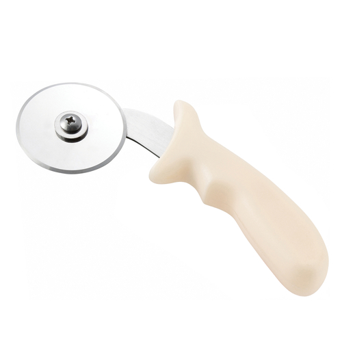 2.5" Pizza Cutter w/ White Handle