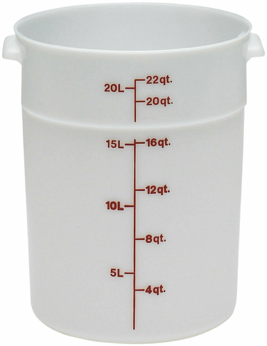 Storage Container, round, 22 qt