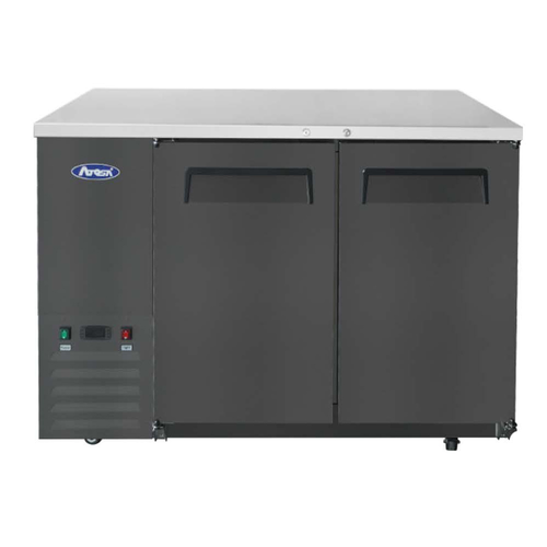 BACK BAR COOLER 48" BLACK EXTERIOR #SBB48GRAUS2