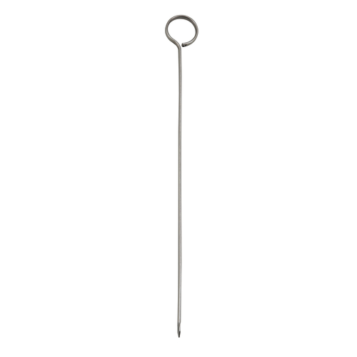 SKO-10, Skewer, 10", oval, flat needle, stainless steel