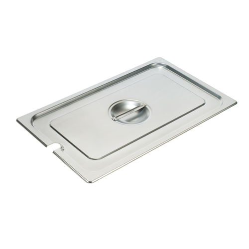 Full Size Slotted Steam Table Pan Cover w/ Handle