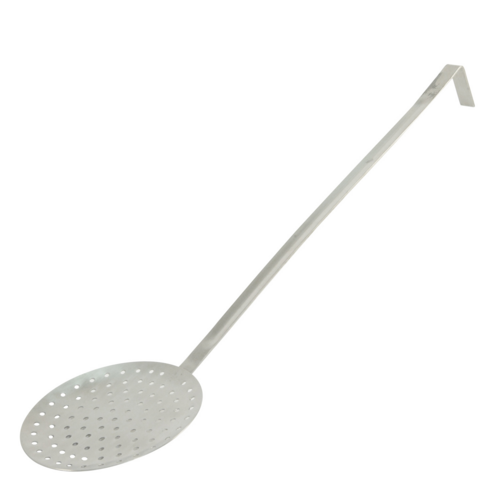 Skimmer, 17-3/4" OAL, 4.5" dia. bowl, coarse mesh, stainless steel