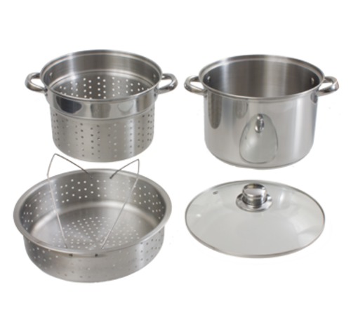 PASTA & STEAMER POT SS / 8 QT # SSPASTA