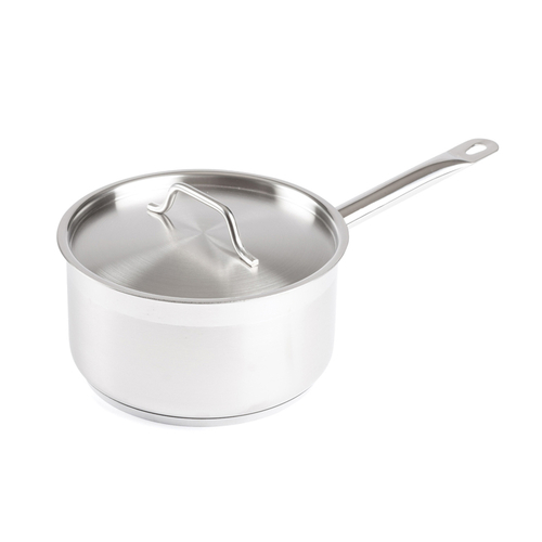 Saucepan, 3-1/2 qt., 8" dia. x 4-1/4"H, round, with cover, SSSP-3