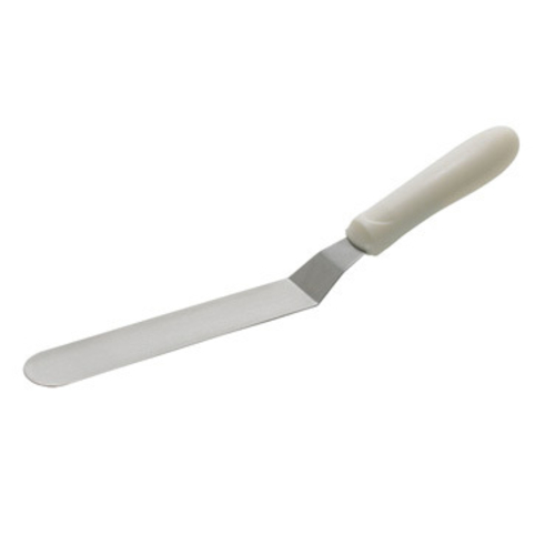 6.5" Offset Spatula w/ White Handle