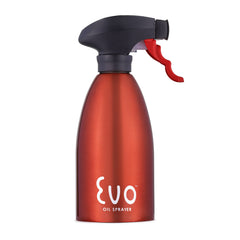 Evo Stainless Steel Oil Sprayer – Refillable 16oz Bottle: Silver