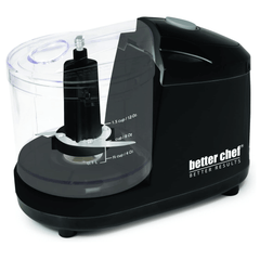 Better Chef 1.5-Cup Mini Chopper Food Processor: Black