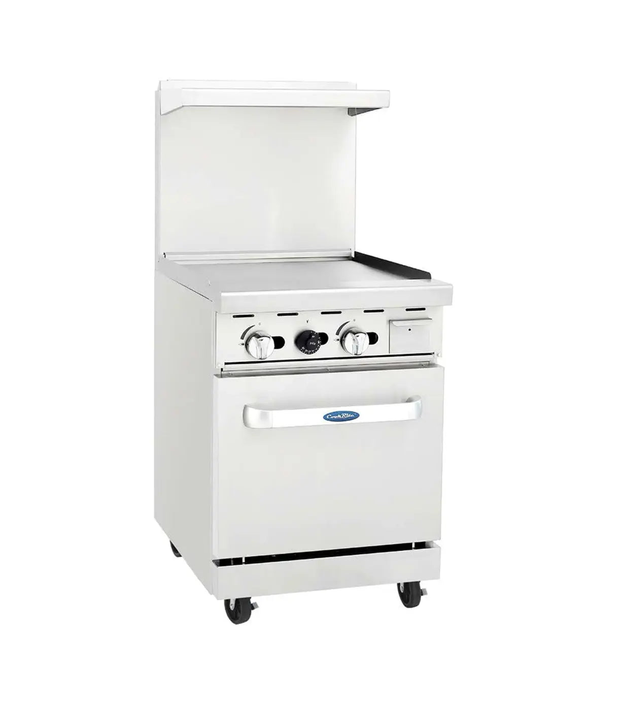24 " Gas Range 24" Griddle on thwe top with oven