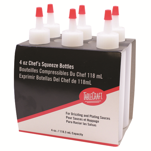 Cash &amp; Carry Chef Squeeze Bottle, 4 oz Mod # C1104