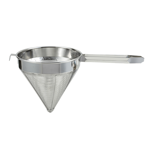 ccs-8c, China Cap Strainer, 8", coarse, welded handle, 18/8 stainless steel