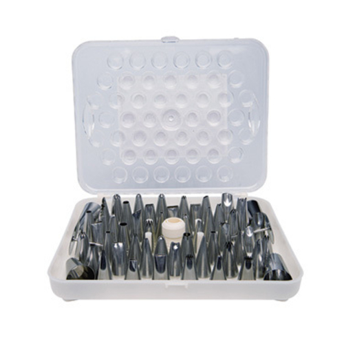 CDT-52 KIT, CAKE DECORATING, 52 PIECE, SS TIPS
