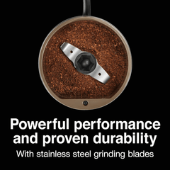 Proctor Silex Fresh Grind Electric Coffee / Spice Grinder: Brown