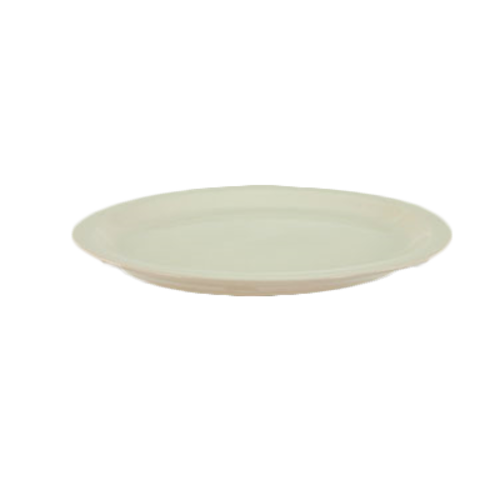 PLATTER, 11.5" DIA, CERAMIC, DOVER WHITE