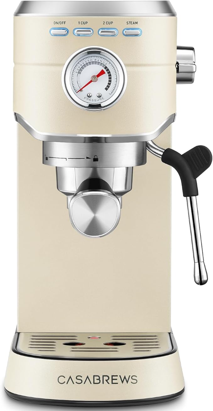 Espresso Machine w / Pressure Gauge