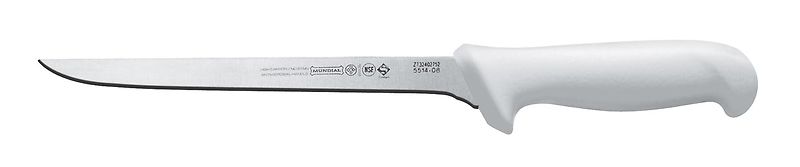 W5514-8  KNIFE, BONING, 8" BLADE, NARROW, STIFF, POLY, SS