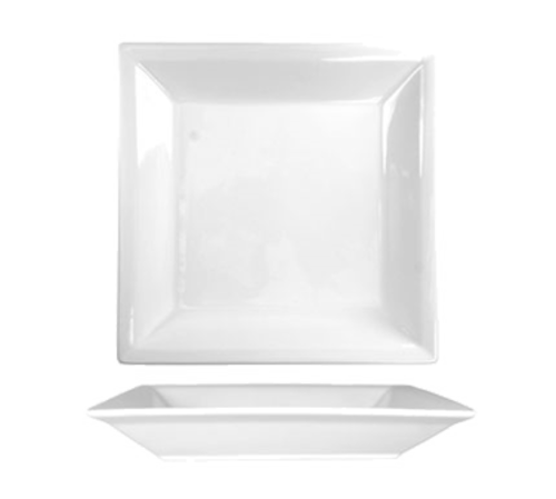 Plate, 7-1/4"W x 7-1/4"D x 7/8"H, square - Mod # EL-7