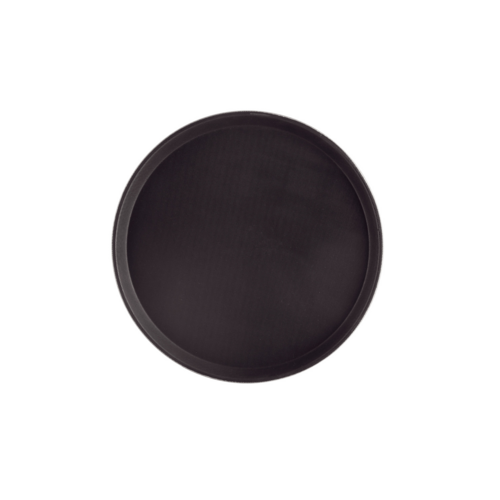 Tray, 14" dia., round, non-slip Mod # FGTR-14BK