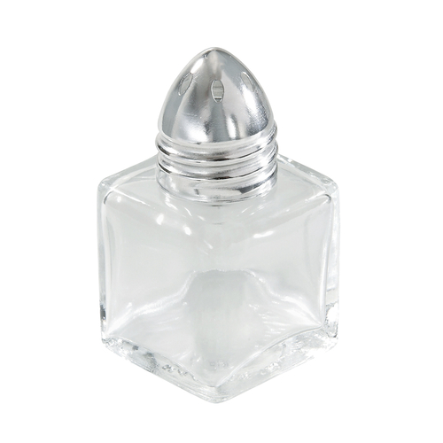 Salt & Pepper Square Glass # G-100