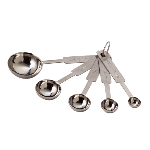 H722A SPOON, MEASURING, 6 PC SET, SS