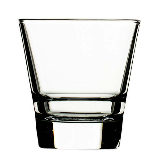 Hospitality Brands - V-Stack Rocks Glass, 5 oz., premium glass, clear, stackable  (12 each per case)