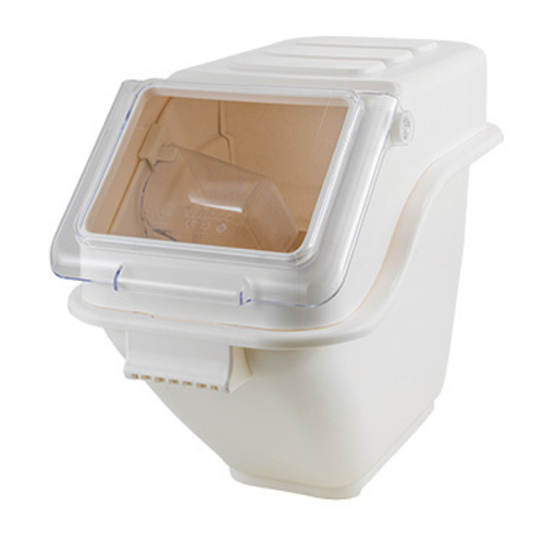 IB-10S BIN, INGREDIENT, 10 GAL, CLEAR LID, PLASTIC