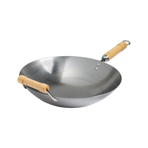 Wok 14" round Carbon Steel Mod# J20-1140
