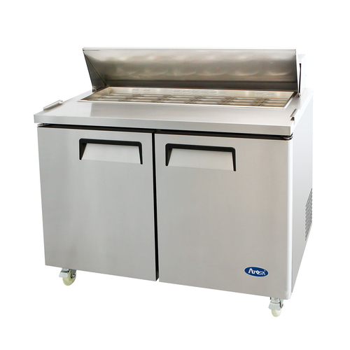 Sandwich/Salad Mega Top Refrigerator, two-section, 36-5/16"W x 34"D x 46-5/8"H - Mod MSF3615GR