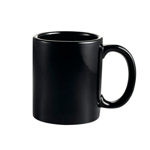 Mug Collection Mug, 10 oz., 3-1/2" dia. x 3-3/4"H, Mod # MUG-10-BLK