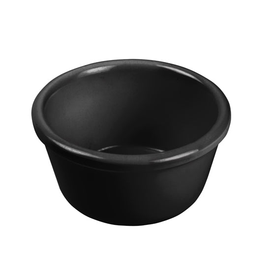 RP-1K RAMEKIN, 1.5 OZ, MELAMINE, BLACK, 8 DZ PER CASE