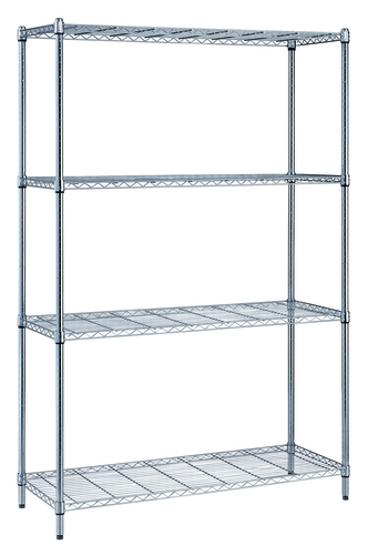 Convenient Shelving Unit Pack 4-tier , 48"W x 24"D x 72"H - Mod # RWR72-2448LD