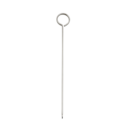 sko-8 Skewer, 8", oval, flat needle, stainless steel