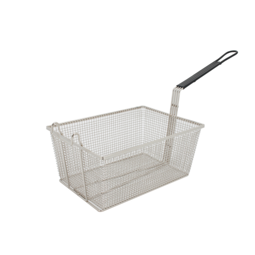 Fry Basket 13 3/8" x 9 1/2" x 6 1/4" Nickle Plated SPFB-6