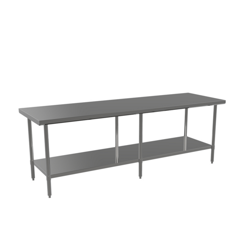 Work Table SS 84 x 30 with undershelf Mod # ST3084EC