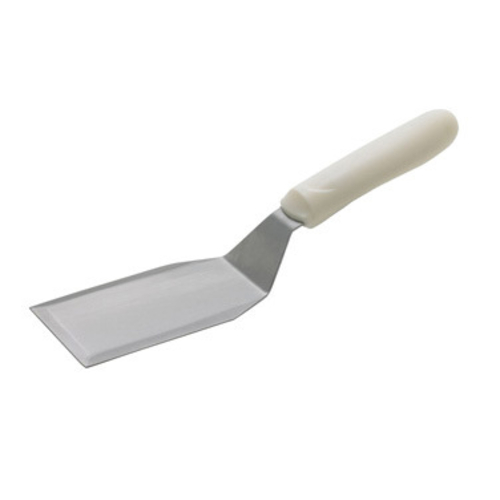 TWP-61 SPATULA, 5.625", POLY, SS, WHITE