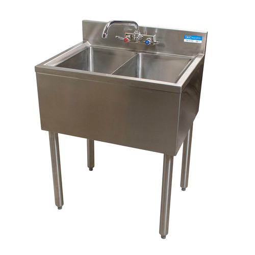 Underbar Sink, two compartment Mod # UB4-21-224S - WEB