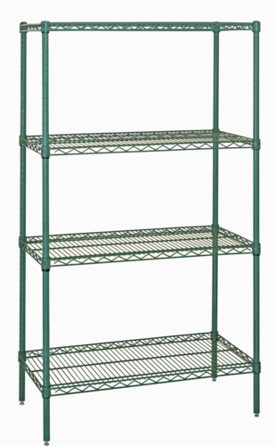 Wire Shelving Starter Kit 72"W x 18"D x 74"H - Mod # WR74-1872P